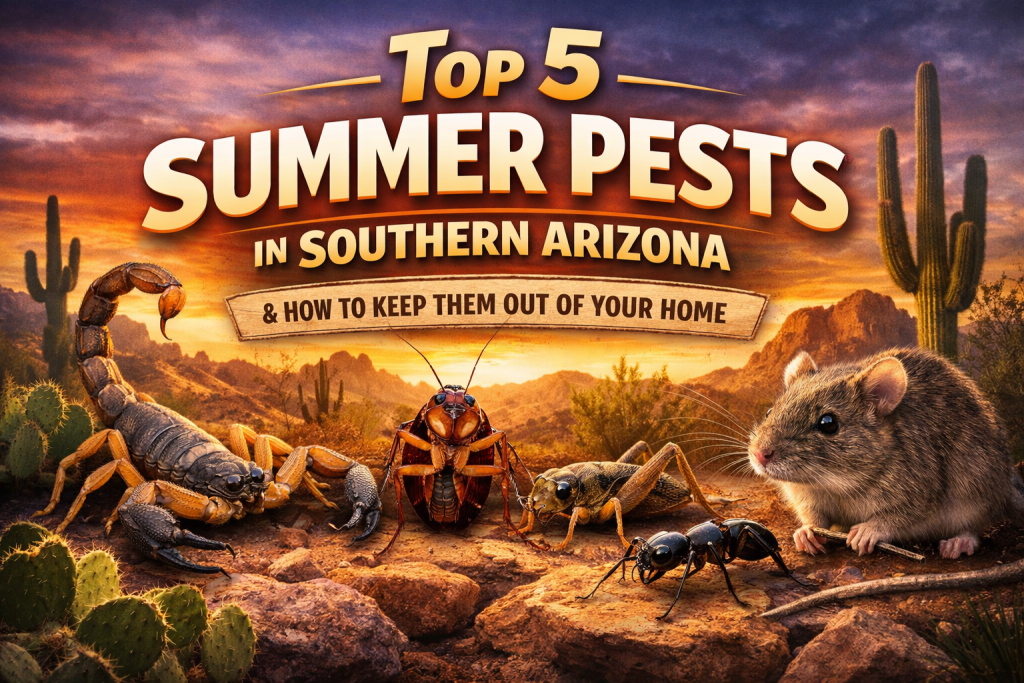 Top 5 Summer Pests in Arizona and how to protect your home